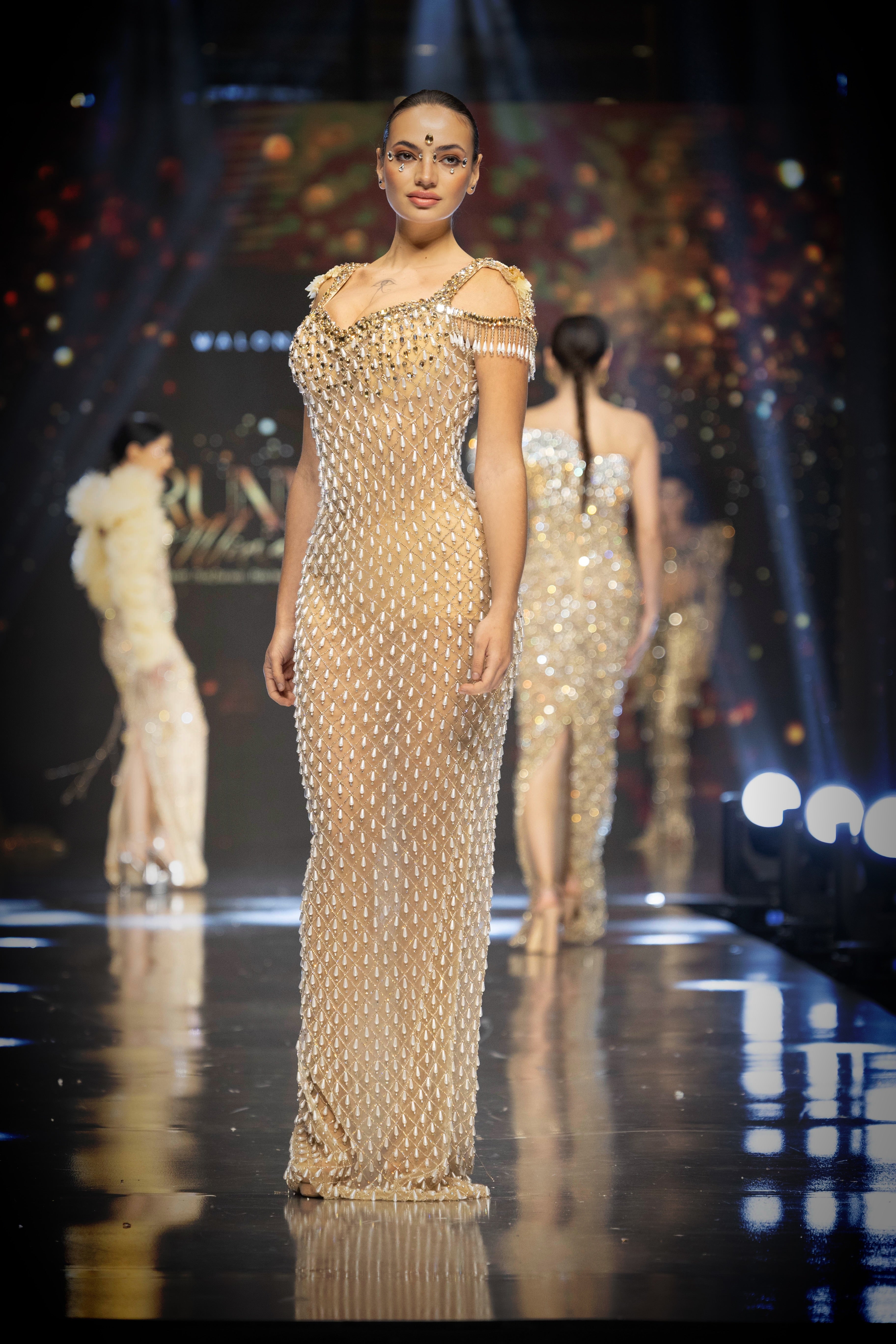 Bellina - Crystal Mermaid Gown