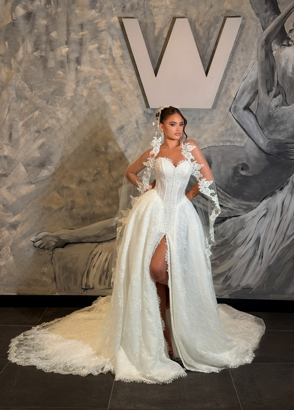 Malena - Lace Corset Bridal Gown