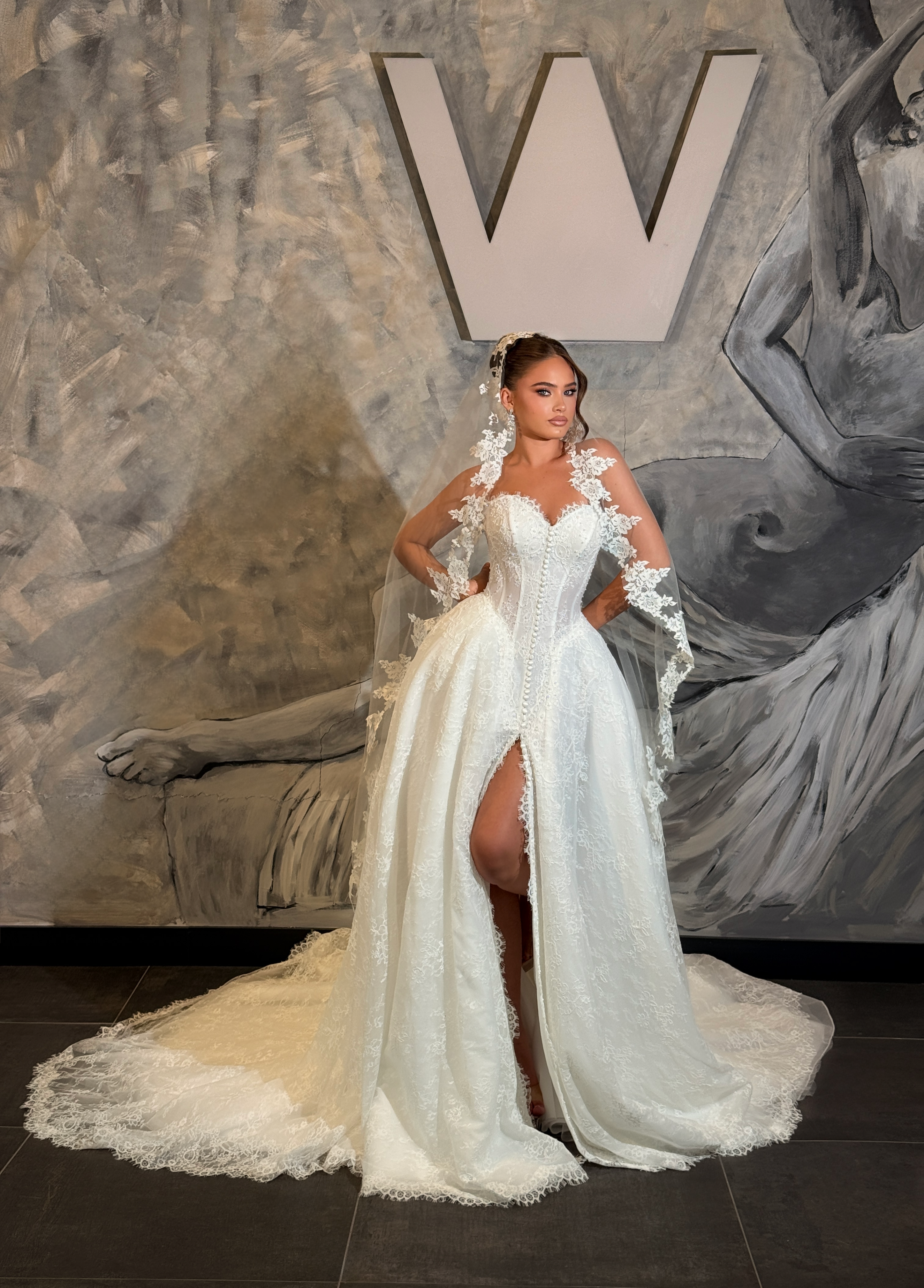 Malena - Lace Corset Bridal Gown