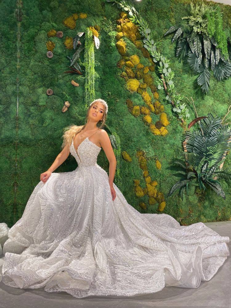 Spaghetti Straps Embellished Dress